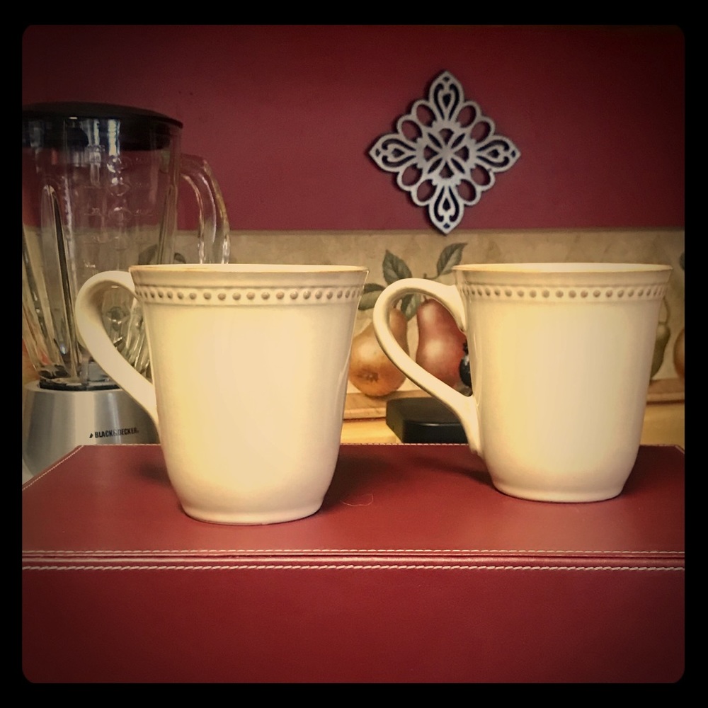 Pier 1   2 Mugs    Brand New With Tags